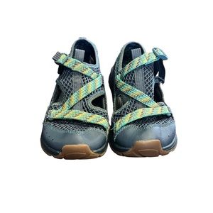 Chaco Odyssey Water Shoes Blue J180280 Buckle Mesh Girls Boys Little Kids size 4